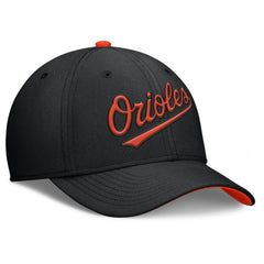 Black Baltimore Orioles Nike Primetime Rise Dri-FIT Flex Hat