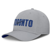Gray Toronto Blue Jays Nike Primetime Rise Dri-FIT Flex Hat