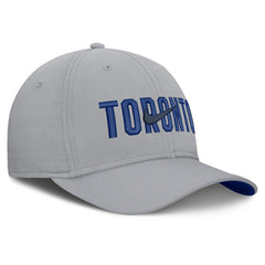 Gray Toronto Blue Jays Nike Primetime Rise Dri-FIT Flex Hat