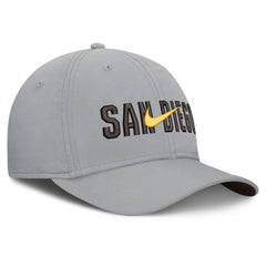 Gray San Diego Padres Nike Primetime Rise Dri-FIT Flex Hat