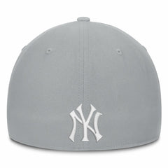 Gray New York Yankees Nike Primetime Rise Dri-FIT Flex Hat