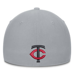 Gray Minnesota Twins Nike Primetime Rise Dri-FIT Flex Hat