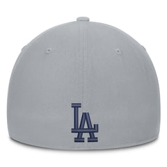 Gray Los Angeles Dodgers Nike Primetime Rise Dri-FIT Flex Hat
