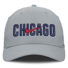 Gray Chicago Cubs Nike Primetime Rise Dri-FIT Flex Hat