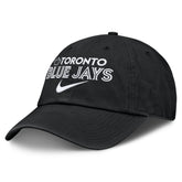 Black Toronto Blue Jays Nike Primetime Club Adjustable Hat