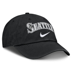 Black Seattle Mariners Nike Primetime Club Adjustable Hat