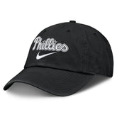 Black Philadelphia Phillies Nike Primetime Club Adjustable Hat