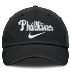 Black Philadelphia Phillies Nike Primetime Club Adjustable Hat