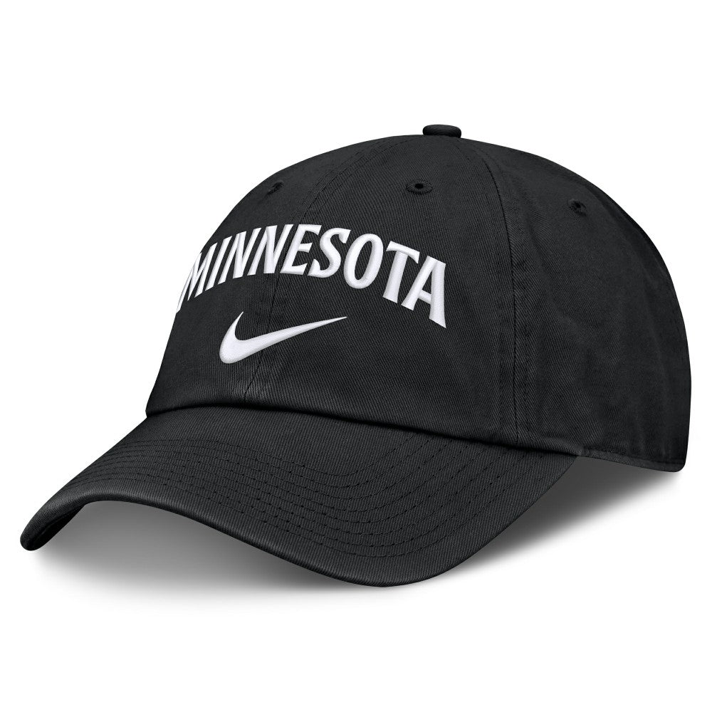 Black Minnesota Twins Nike Primetime Club Adjustable Hat