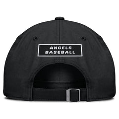Black Los Angeles Angels Nike Primetime Club Adjustable Hat