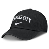 Black Kansas City Royals Nike Primetime Club Adjustable Hat