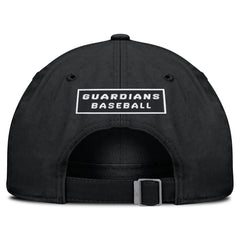 Black Cleveland Guardians Nike Primetime Club Adjustable Hat