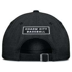 Black Baltimore Orioles Nike Primetime Club Adjustable Hat