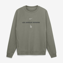 Olive Los Angeles Dodgers Nike Statement Primary Raglan Dri-FIT Sweatshirt