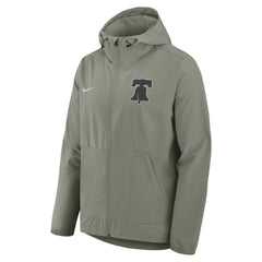 Olive Philadelphia Phillies Nike Unlimited Packable Full-Zip Hooded Jacket