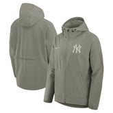 Olive New York Yankees Nike Unlimited Packable Full-Zip Hooded Jacket