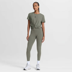 Olive Los Angeles Dodgers Nike Women's One Twist Dri-FIT Cropped T-Shirt