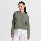 Olive Philadelphia Phillies Nike Women's One Tri-Blend Dri-FIT Hoodie