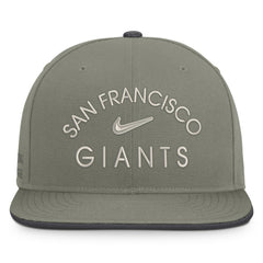 Olive San Francisco Giants Nike Pro Dri-FIT Snapback Hat