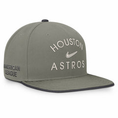 Olive Houston Astros Nike Pro Dri-FIT Snapback Hat