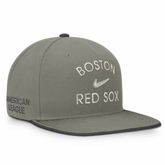 Olive Boston Red Sox Nike Pro Dri-FIT Snapback Hat