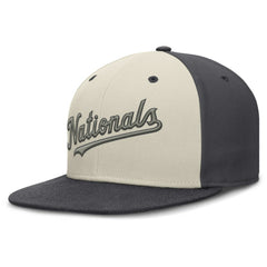 Cream Washington Nationals Nike Dri-FIT True Fitted Hat
