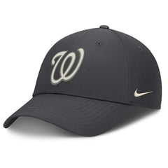 Anthracite Washington Nationals Nike Club Dri-FIT Adjustable Hat