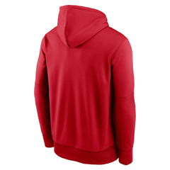 Red Philadelphia Phillies Nike 2025 MLB Postseason Authentic Collection Therma Fleece Hoodie