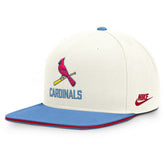 Cream/Light Blue St. Louis Cardinals Nike Cooperstown Pro Dri-FIT Snapback Hat