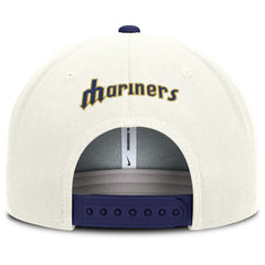 Cream/Navy Seattle Mariners Nike Cooperstown Pro Dri-FIT Snapback Hat