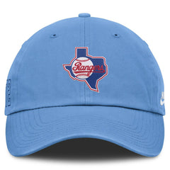 Light Blue Texas Rangers Nike Cooperstown Club Adjustable Hat