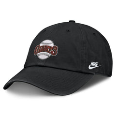 Black San Francisco Giants Nike Cooperstown Club Adjustable Hat