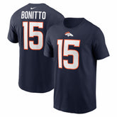 Nik Bonitto Player Name & Number T-Shirt - Denver Broncos T-shirts