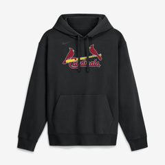 Black St. Louis Cardinals Nike Dri-Fit Club Hoodie