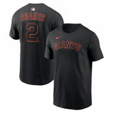 Black Willy Adames San Francisco Giants Nike Home Name & Number T-Shirt