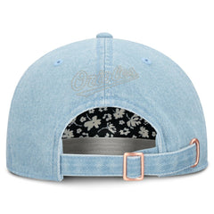 Denim Baltimore Orioles Fanatics Women's Roped Adjustable Hat