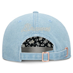 Denim Atlanta Braves Fanatics Women's Roped Adjustable Hat