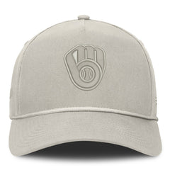 Stone Milwaukee Brewers Fanatics Undertone A-Frame Adjustable Hat