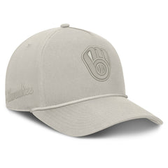 Stone Milwaukee Brewers Fanatics Undertone A-Frame Adjustable Hat