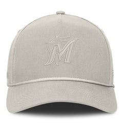 Stone Miami Marlins Fanatics Undertone A-Frame Adjustable Hat