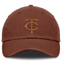 Brown Minnesota Twins Fanatics Tinge Adjustable Hat