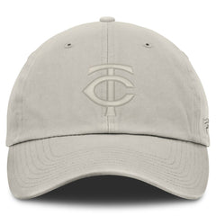 Stone Minnesota Twins Fanatics Tinge Adjustable Hat