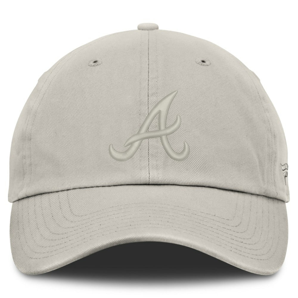 Stone Atlanta Braves Fanatics Tinge Adjustable Hat