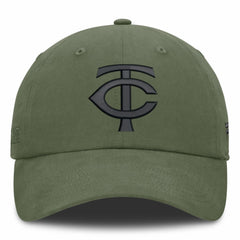 Olive Minnesota Twins Fanatics Pine Rider Adjustable Hat