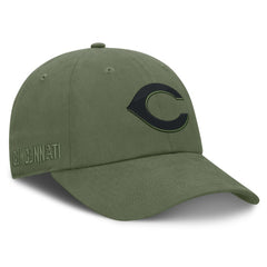 Olive Cincinnati Reds Fanatics Pine Rider Adjustable Hat