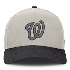 Stone/Graphite Washington Nationals Fanatics Wonder A-Frame Adjustable Hat