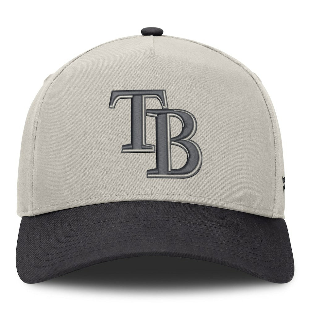 Stone/Graphite Tampa Bay Rays Fanatics Wonder A-Frame Adjustable Hat
