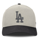 Stone/Graphite Los Angeles Dodgers Fanatics Wonder A-Frame Adjustable Hat