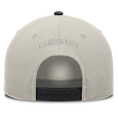 Stone/Graphite Kansas City Royals Fanatics Wonder A-Frame Adjustable Hat