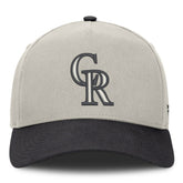 Stone/Graphite Colorado Rockies Fanatics Wonder A-Frame Adjustable Hat